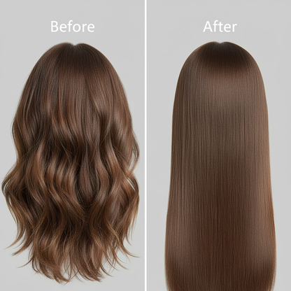 Wireless Straight Curling Hair Comb Heating Negative Ion Hair Straightener Rechargeable Anti-scalding Electric Hair Care Brushes